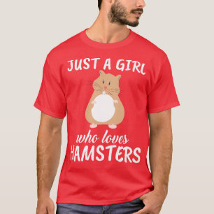 T-shirt Juste une fille qui aime les hamsters 2