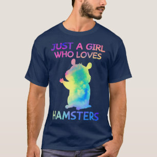 T-shirt Juste Une Fille Qui Aime Les Hamsters Amusants Ham