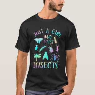 T-shirt Juste Une Fille Qui Aime Les Insectes Sauve La Pla