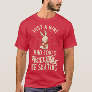 T-shirt Juste Une Fille Qui Aime Les Lapins Et Le Figu De