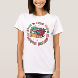 T-shirt Juste une fille qui aime les livres
