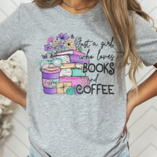 T-shirt Juste une fille qui aime les livres et livre de ca