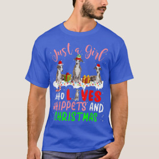 T-shirt Juste une fille qui aime les marionnettes et Noël
