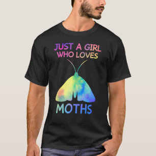 T-shirt Juste Une Fille Qui Aime Les Moths Drôle Moth