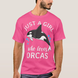 T-shirt Juste Une Fille Qui Aime Les Orques Tueurs Baleine