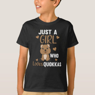 T-shirt Juste Une Fille Qui Aime Les Otters Sweet Otter