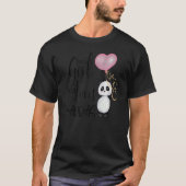 T-shirt Juste Une Fille Qui Aime Les Pandas J'Aime Panda O (Devant)