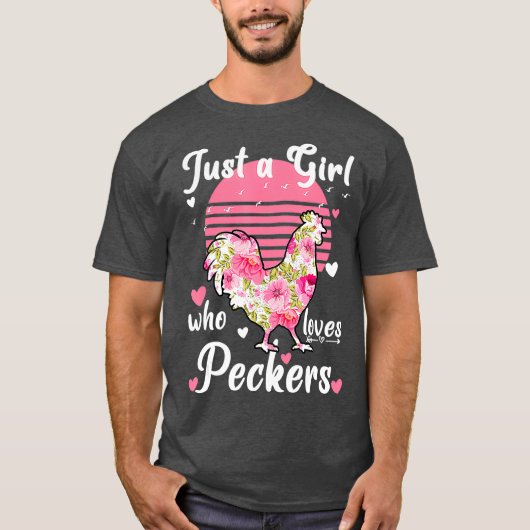 T-shirt Juste une fille qui aime les pics Funny Les femmes (Devant)