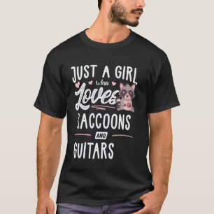 T-shirt Juste Une Fille Qui Aime Les Raton Laveurs Et Les