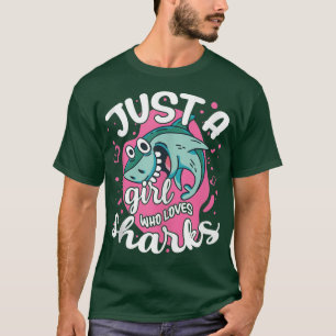 T-shirt Juste une fille qui aime les requins Débardeur