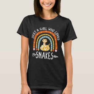 T-shirt Juste Une Fille Qui Aime Les Serpents Amateur De S