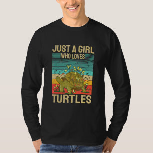 T-shirt Juste Une Fille Qui Aime Les Tortues Mer Animal