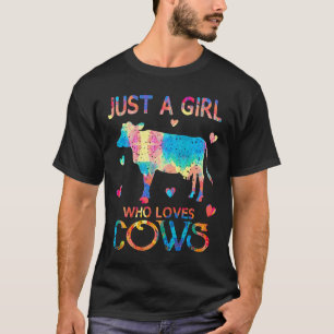 T-shirt Juste Une Fille Qui Aime Les Vaches Ferme De Vache