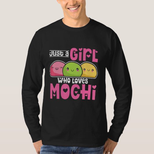 T-shirt Juste Une Fille Qui Aime Mochi (Devant)