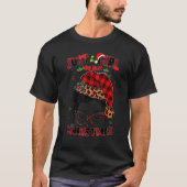 T-shirt Juste une fille qui aime Noël Messy Bun Xmas Gir (Devant)