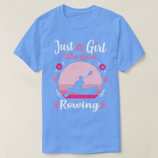 T-shirt Juste une fille qui aime raidir rose Retro gi Vint (Design devant)