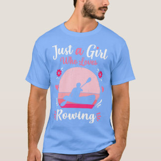 T-shirt Juste une fille qui aime raidir rose Retro gi Vint