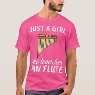 T-shirt Juste Une Fille Qui Aime Sa Flûte Panne