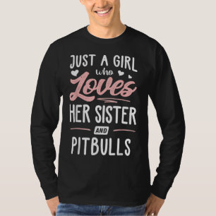 T-shirt Juste Une Fille Qui Aime Sa Soeur Et Donne Des Pet