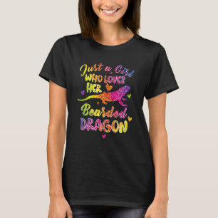 T-shirt Juste une fille qui aime ses dragons de dragon bar
