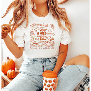 T-shirt Juste une fille qui aime tomber