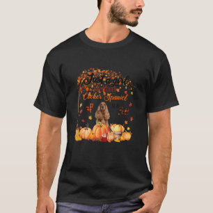 T-shirt Juste Une Fille Qui Aime Tomber Et Cocker Chien Es