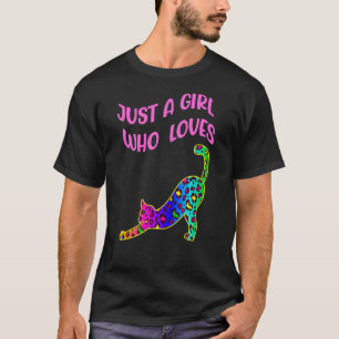 T-shirt Juste Une Fille Qui Aime Tous Les Chats Tachetés D