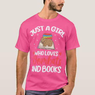T-shirt Juste une fille qui aime Wombat Lover Wombat Girl