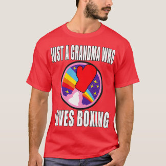 T-shirt Juste une grand-mère qui aime Boxing MIXED MARTIAL