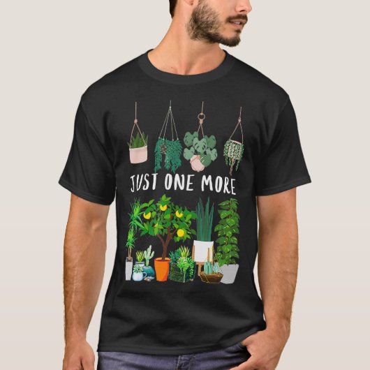 T-shirt Juste une mère Plante de plus Fleur intérieure (Devant)