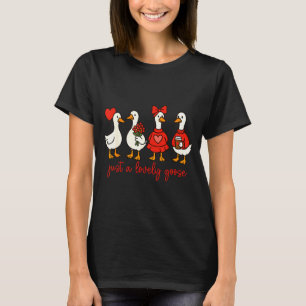 T-shirt Juste une oie adorable mignonne nk oie idiote Sain