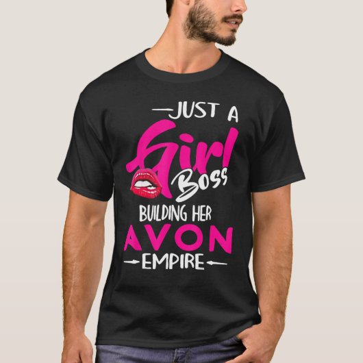 T-shirt Juste Une Patronne Qui Bâtit Son Empire Avon (Devant)