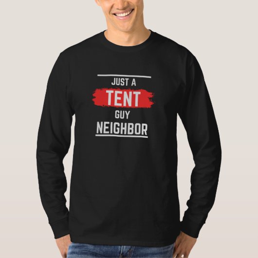 T-shirt Juste une TENT Guy Voisin, Professionnel, Simple,  (Devant)