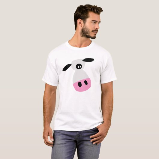 T-shirt Juste une vache (Devant entier)