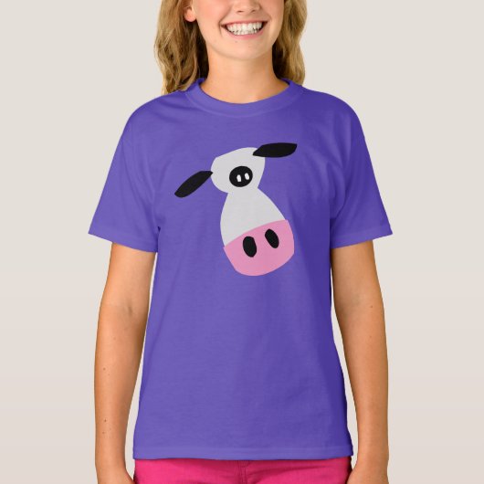 T-shirt Juste une vache (Devant)