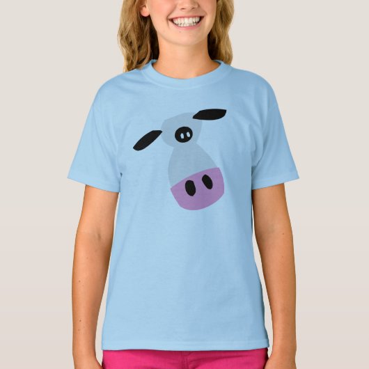 T-shirt Juste une vache (Devant)