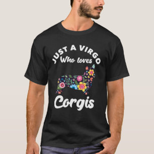 T-shirt Juste Une Vierge Qui Aime Corgis Anniversaire Vier