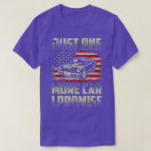 T-shirt Juste Une Voiture De Plus Je Promets Drapeau Améri (Design devant)
