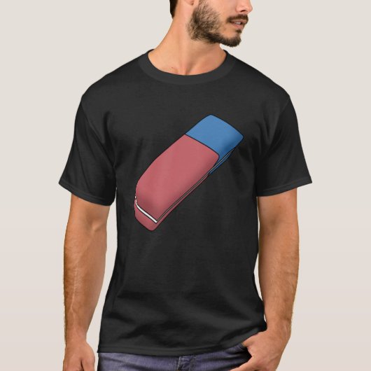 T-shirt Juste Vraiment Comme Erasers Eraser Teacher School (Devant)