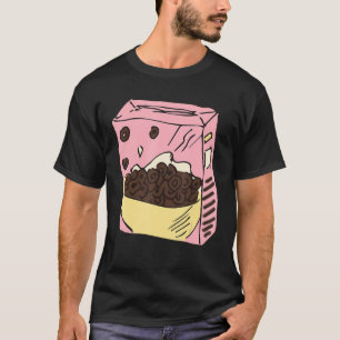 T-shirt Juste Vraiment Comme Petit Déjeuner Céréale OK Cér