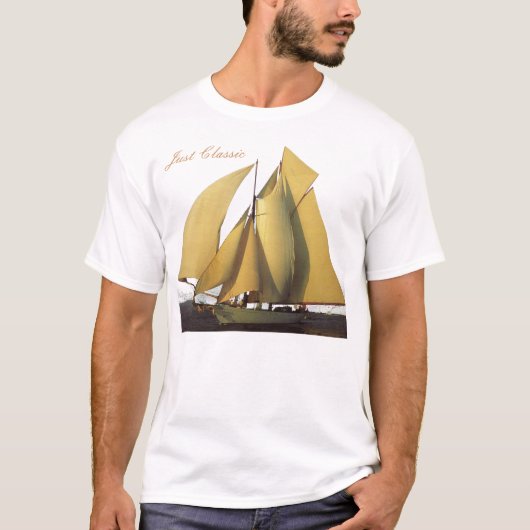 T-shirt Juste yacht classique de fifre (Devant)