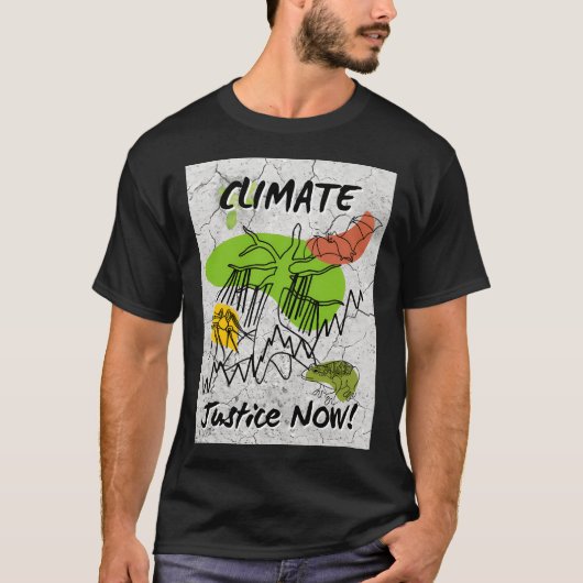 T-shirt Justice climatique - Propager les agents pathogène (Devant)
