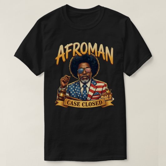 T-shirt Justice for Afroman | Case Closed Lemon Pound Cake (Design devant)