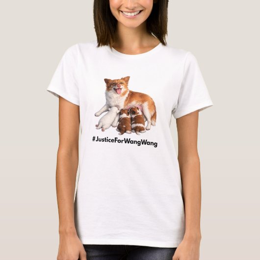 T-shirt Justice for Wang Wang (Devant)