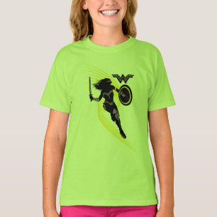 T-shirt Justice League   Wonder Woman Silhouette Icon