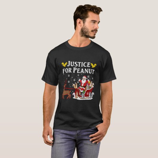 T-shirt Justice pour arachide P noix PNut écureuil Lover C (Devant entier)