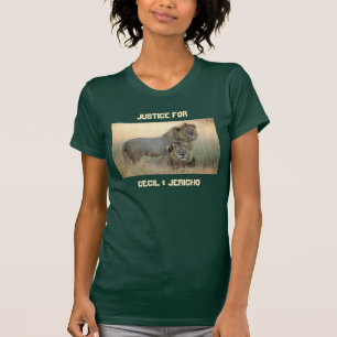 T-shirt Justice pour Cecil et Jericho frères lions