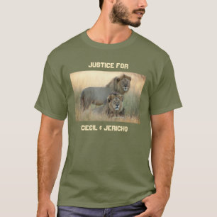 T-shirt Justice pour Cecil et Jericho les frères lions
