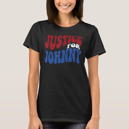 T-shirt Justice pour Johnny (Devant)