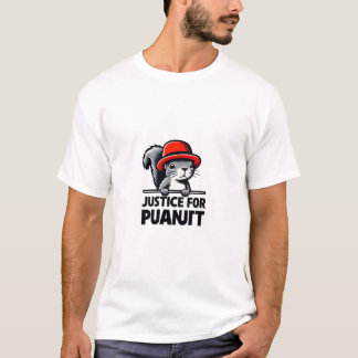 T-shirt Justice pour l’arachide : l’histoire de l’écureuil